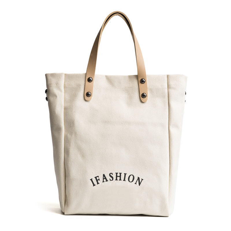 Fashion Exquisite Women Canvas Tote Bag With Leather Handle On Wuxi Eternal Eagle Textle Co Ltd - Canvas Tote With Leather Handles Fashion Exquisite Women Canvas Tote Bag With Leather Handle On Wuxi Eternal Eagle Textle Co Ltd - Canvas Tote With Leather Handles